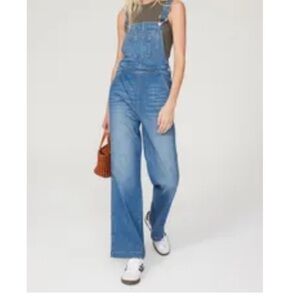 Madewell Blue Denim Overalls